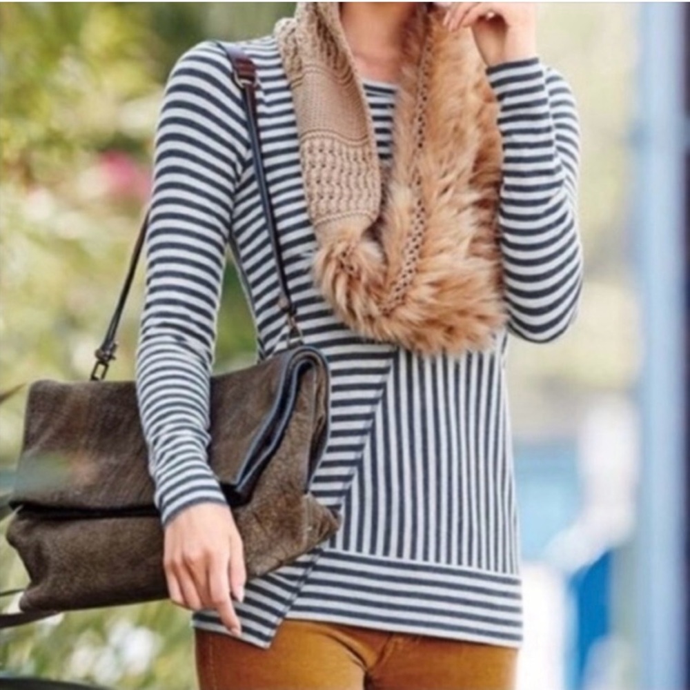 Cabi XS striped shirt